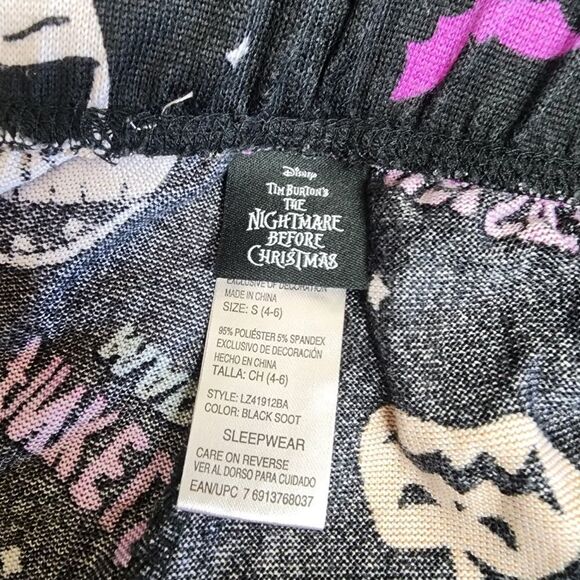 Disney Tim Burton's The Nightmare Before Christmas Pajama Pants (S) - Picture 6 of 6